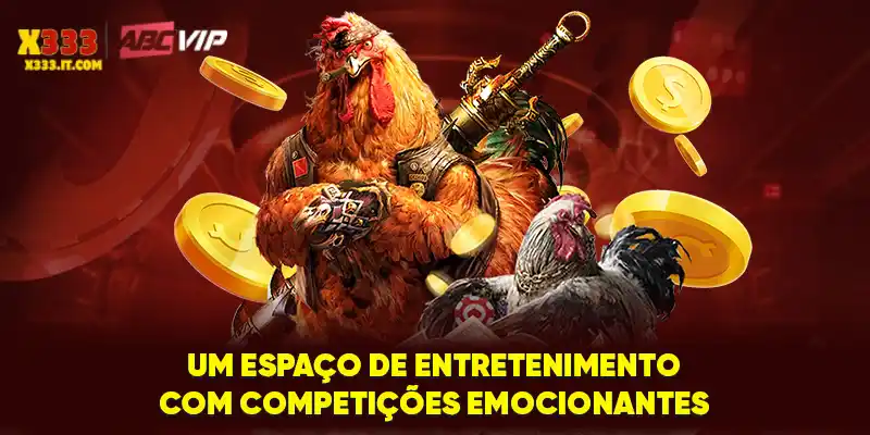 Um espaço de entretenimento com competições emocionantes